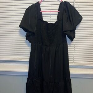 Black elegant short dress